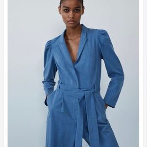 Zara Elegant Blue Jumpsuit